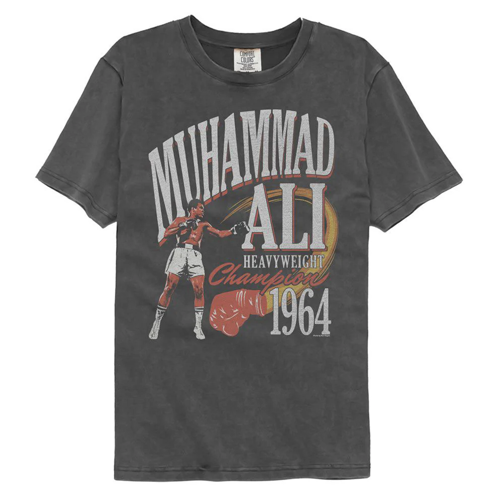 Muhammad Ali Heavyweight Champ Glove Comfort Color T-shirt
