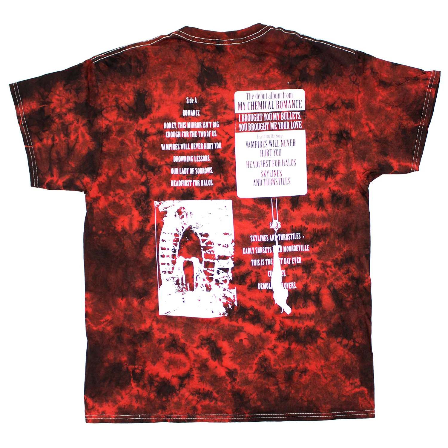 Debut Album (Songs Back) Tie Dye T-shirt - Image 2