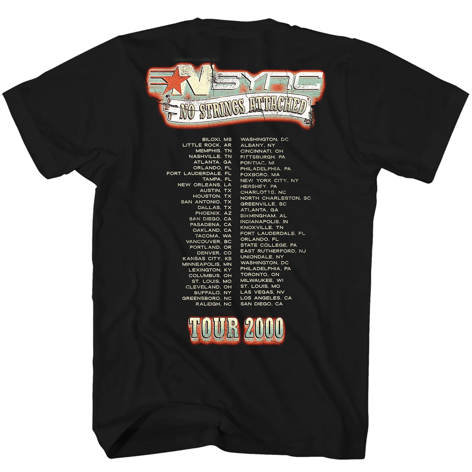 No Strings Attached 2000 Tour T-shirt - Image 2