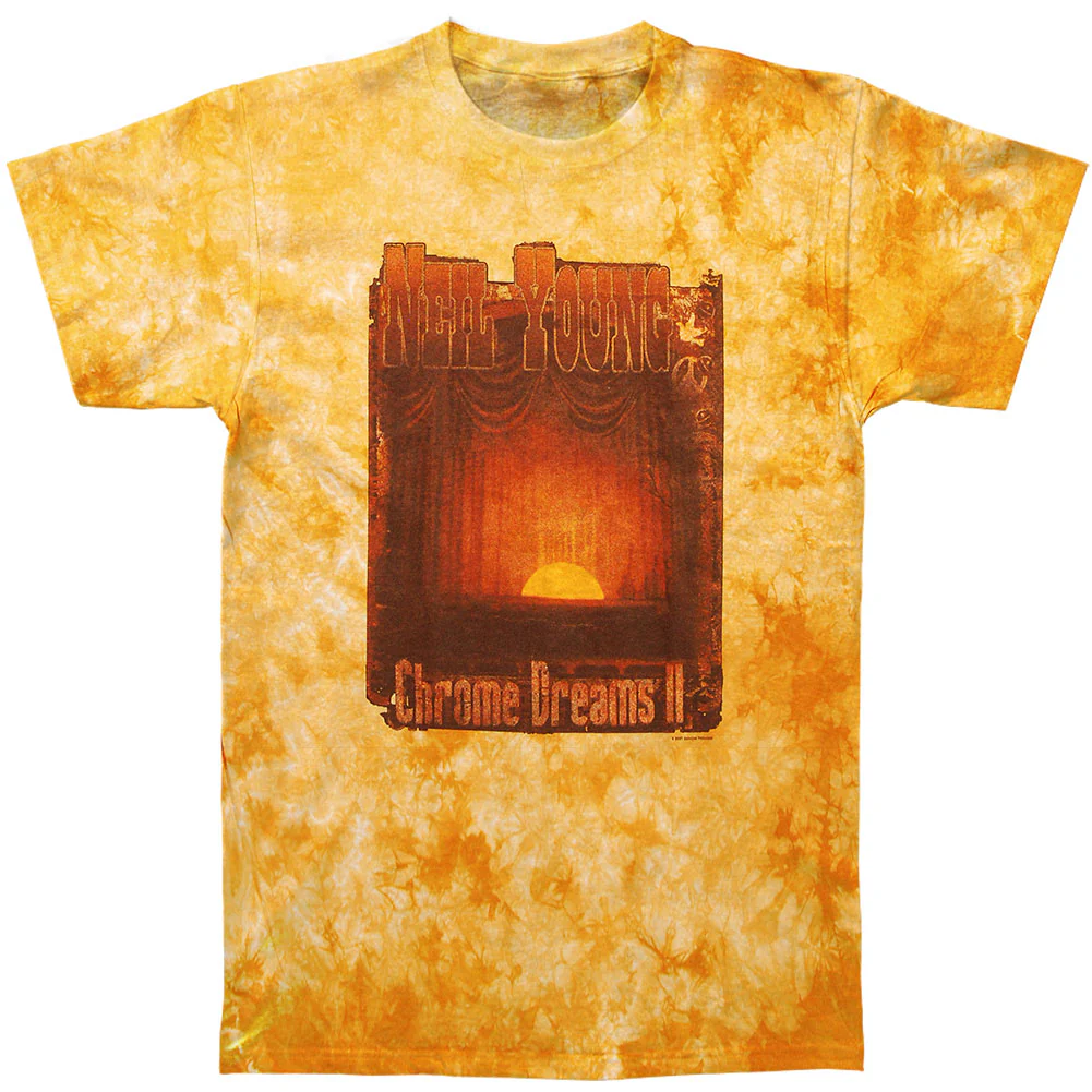 Chrome Dreams II & Setting Sun Tie Dye T-shirt