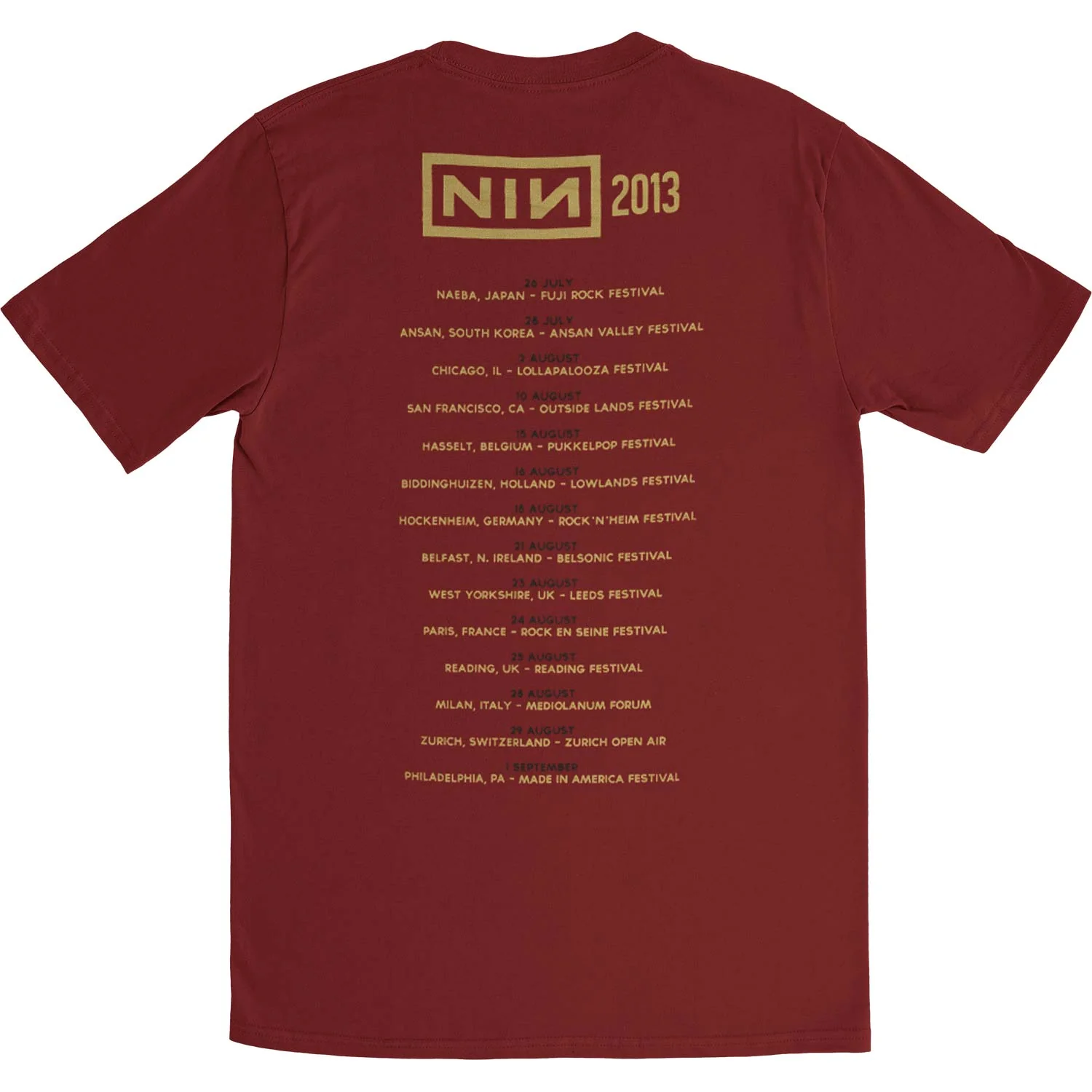 Summer 2013 Tour Slim Fit T-shirt - Image 2