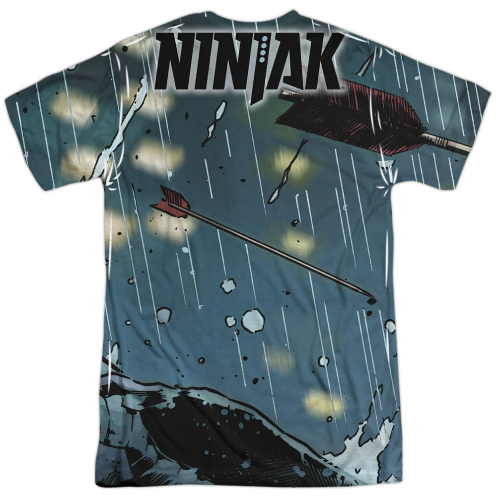 Raining Arrows 100% Poly Front/Back Print Sublimation T-shirt - Image 2