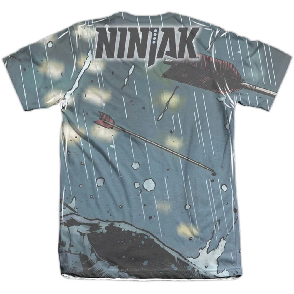 Raining Arrows 65% Poly Front/Back Print Sublimation T-shirt - Image 2