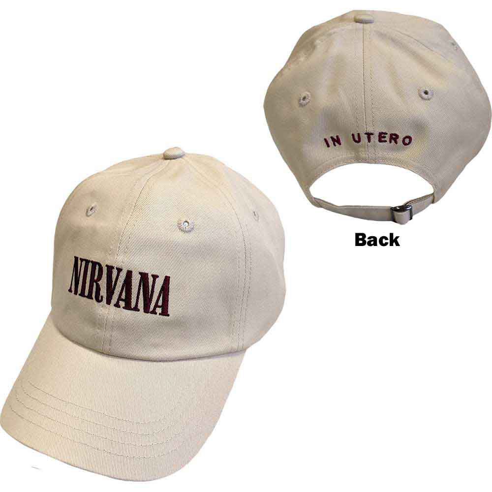 Text Logo In Utero Baseball Cap