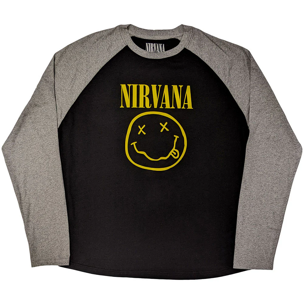 Yellow Happy Face Baseball Jersey