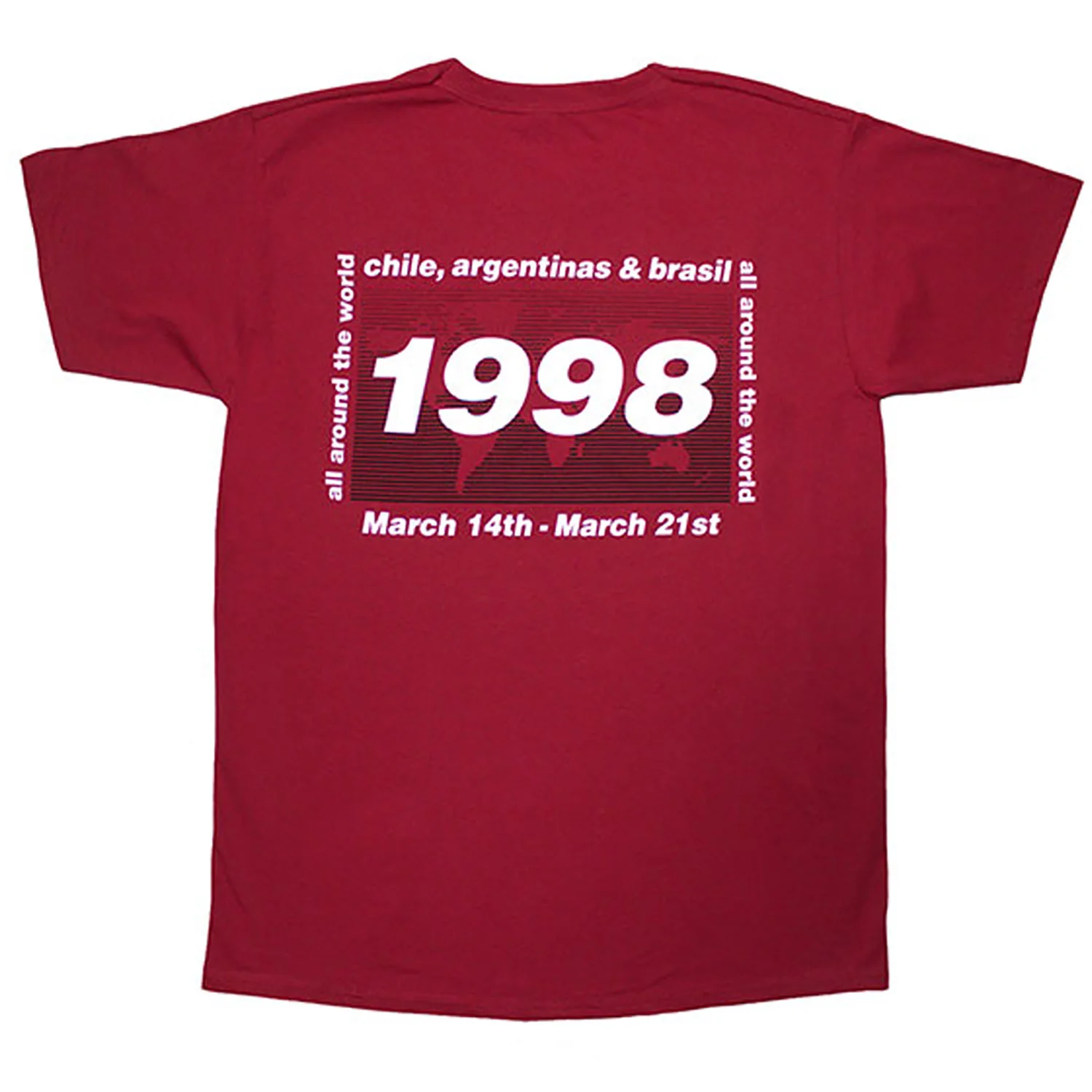 1998 World Tour - South America T-shirt - Image 2