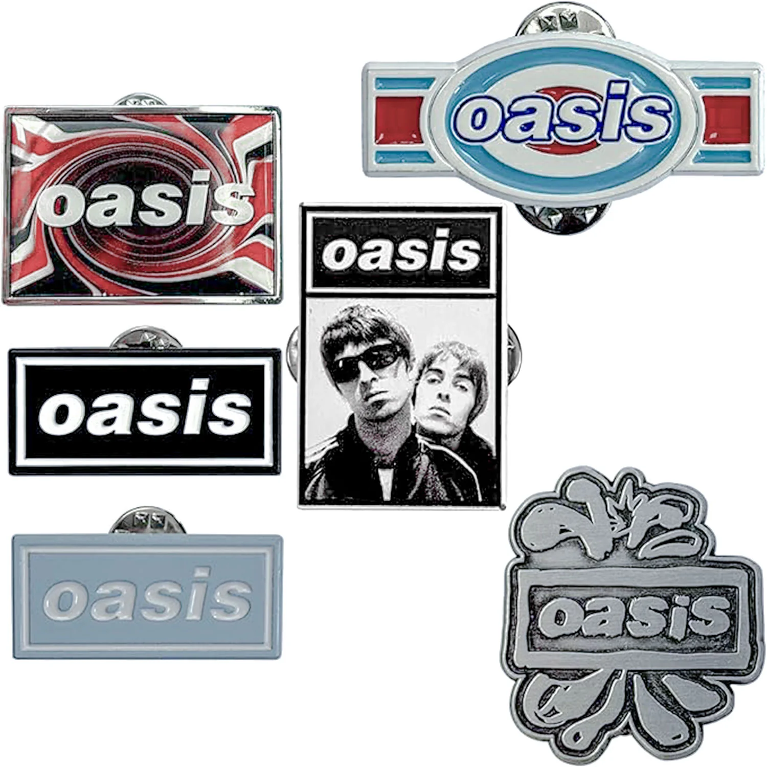 Logos Pewter Pin Badge