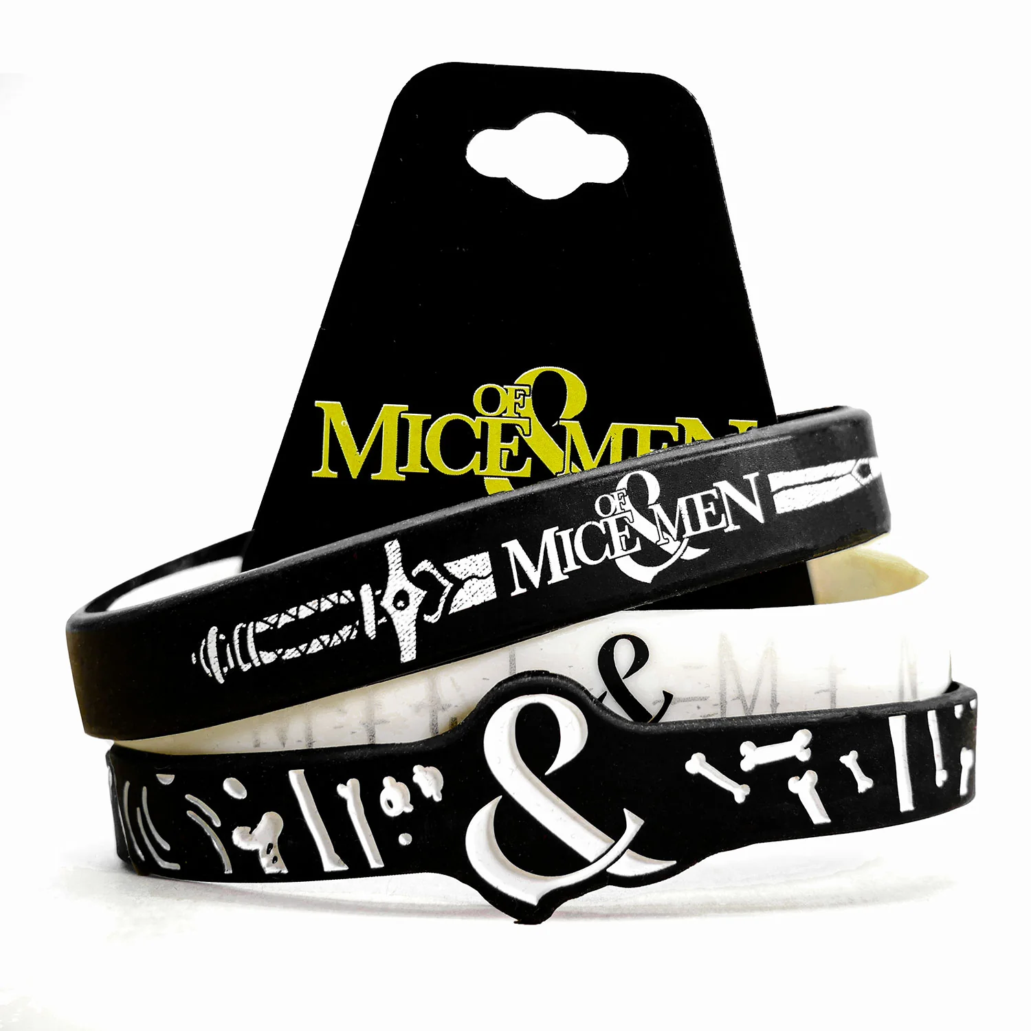 OMAM Sword Bones Rubber Bracelet