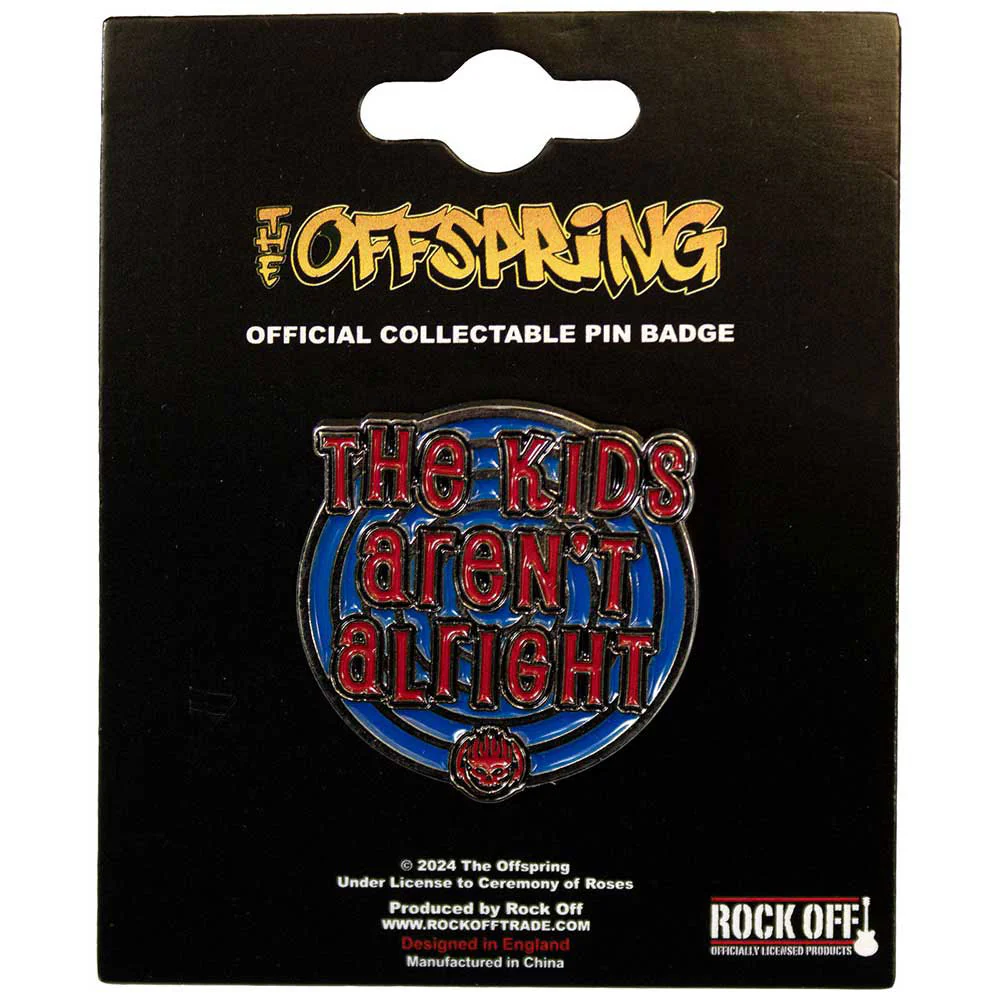 The Kids Aren't Alright Pewter Pin Badge