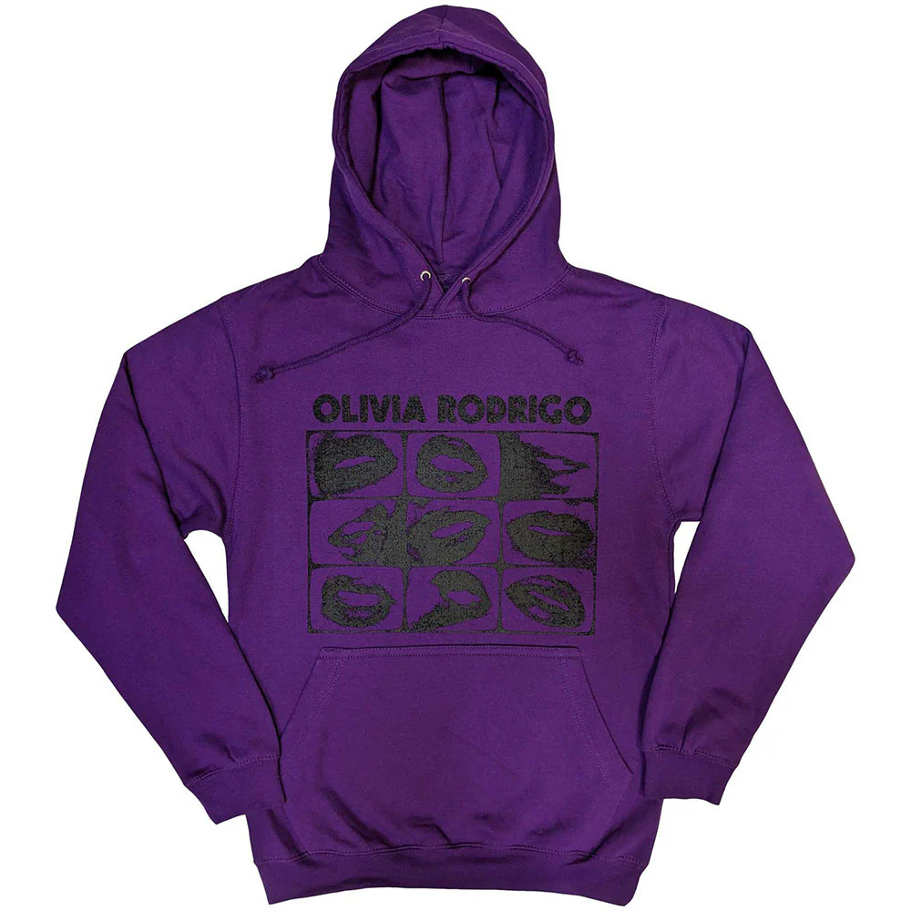 Threshold Lips Grid Hooded Sweatshirt