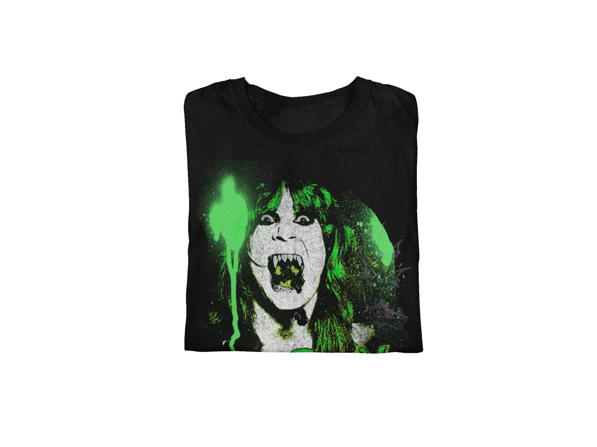 Ozzy Osbourne - Green Screaming T-Shirt - Image 2