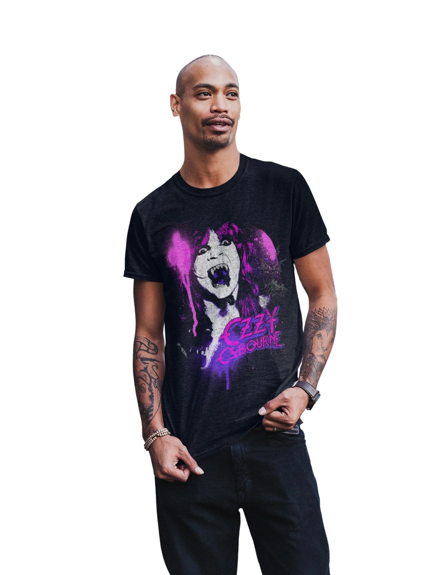 Ozzy Osbourne - Purple Screaming T-Shirt - Image 2