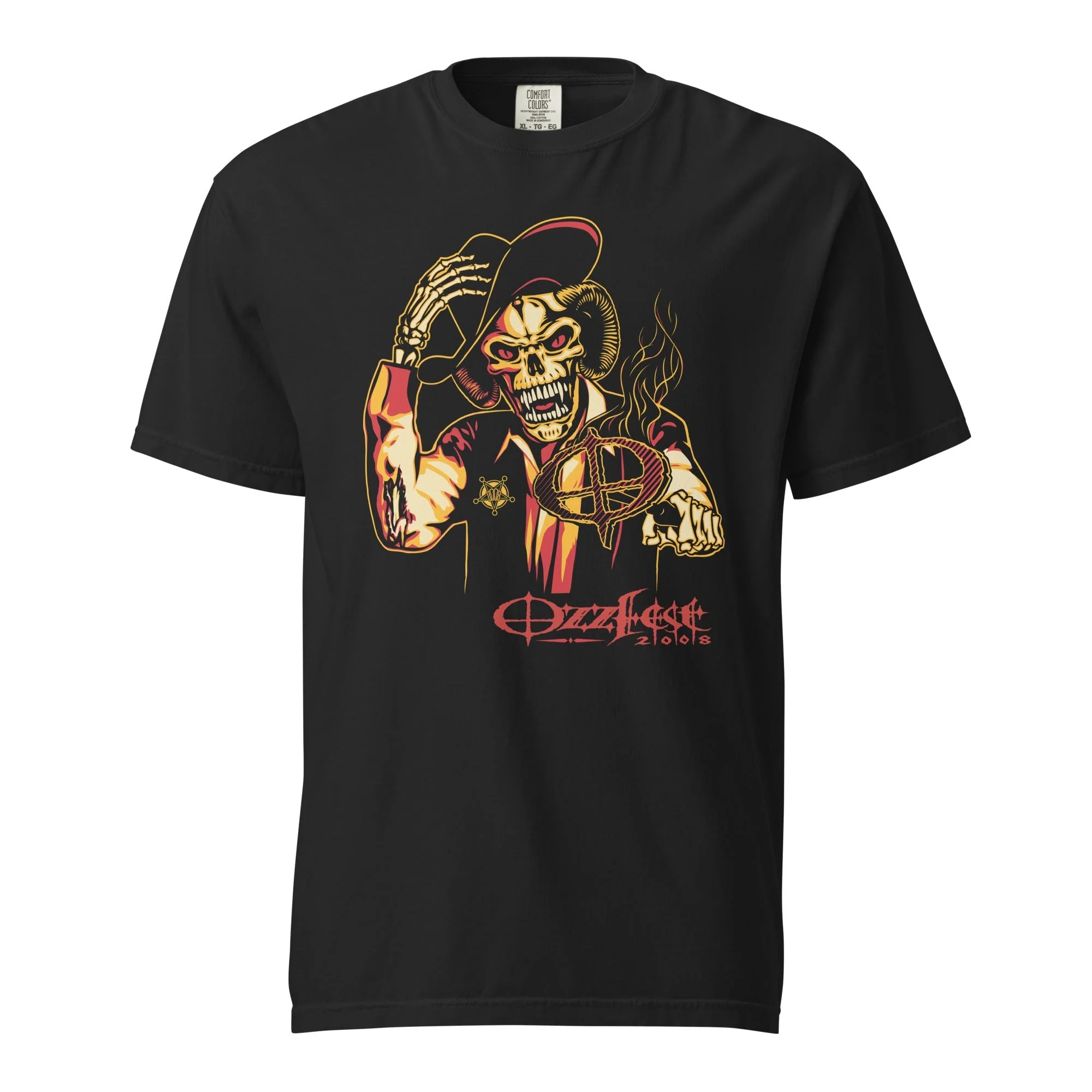 Ozzy Osbourne - Vintage 2008 Ozzfest Mineral Wash T-Shirt - Image 3