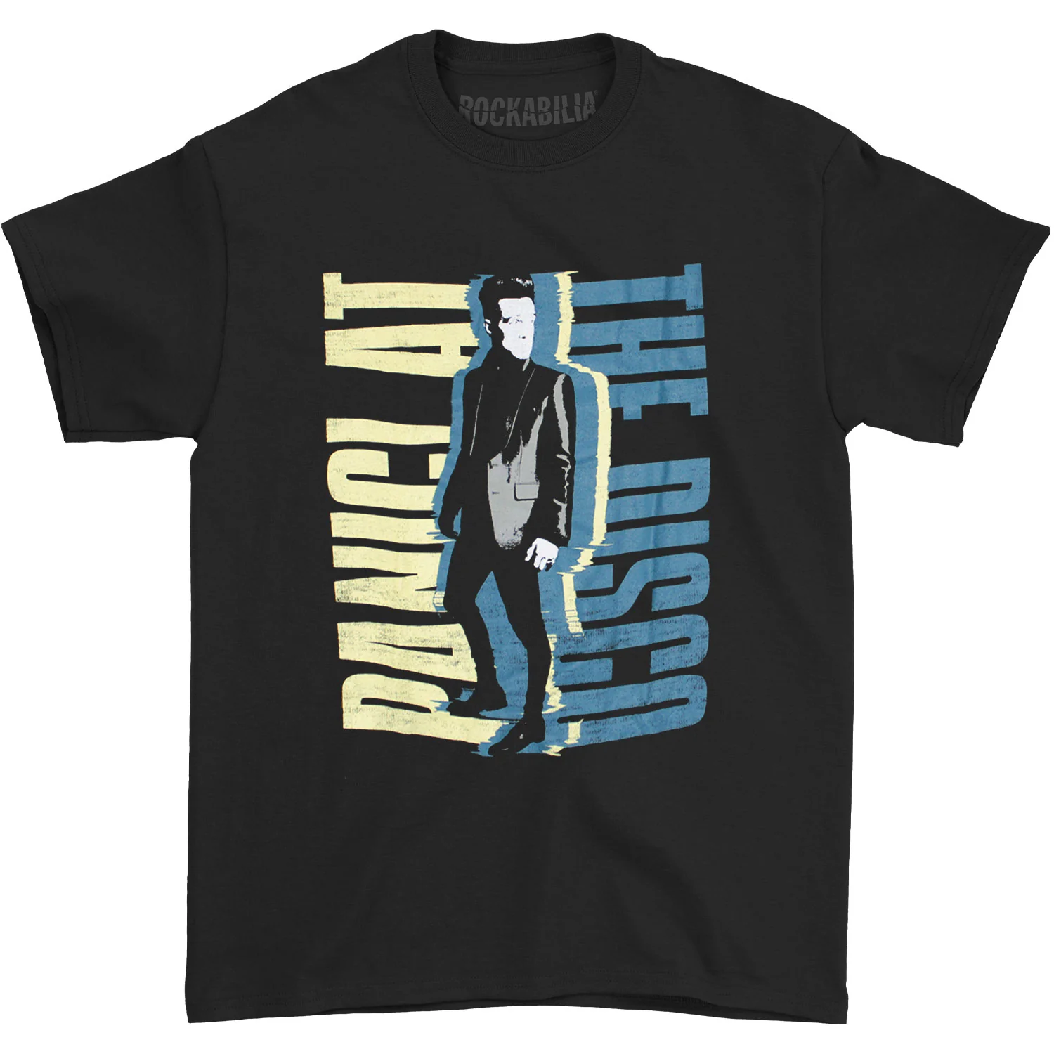 Vintage Distressed Photo & Vertical Logo T-shirt