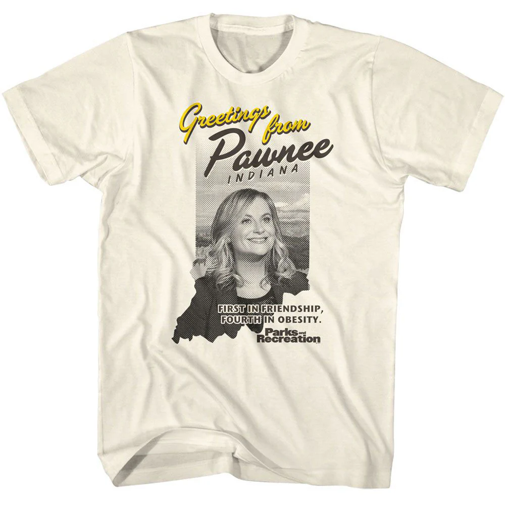 Parks And Recreation Greetings From T-shirt