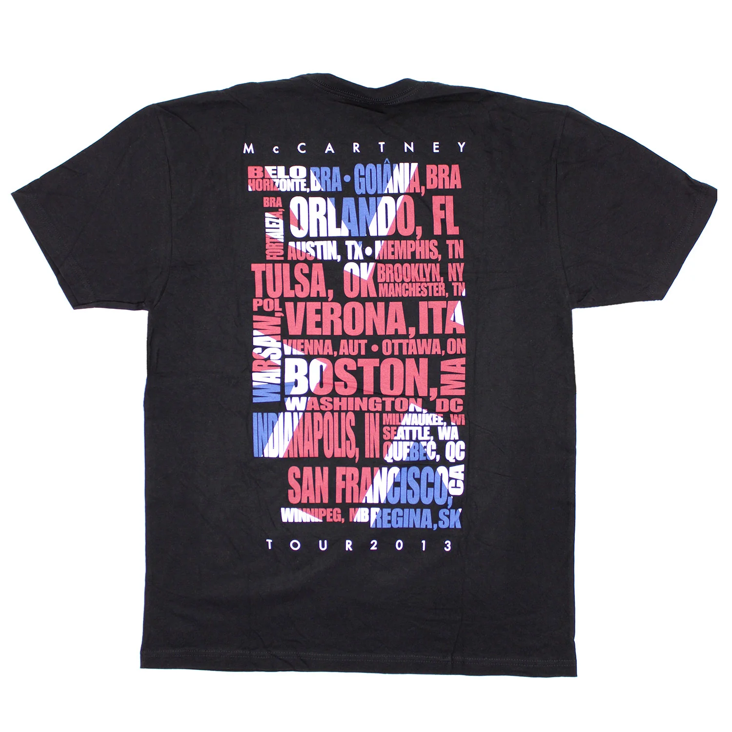 Flag World Tour 2013 Brazil Canada T-shirt - Image 2
