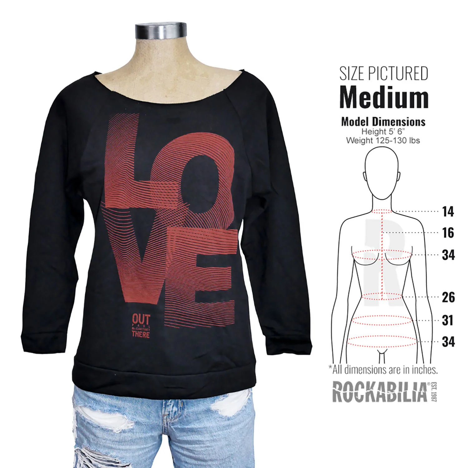 Love Lines Long Sleeve Girls Jr Long Sleeve - Image 2