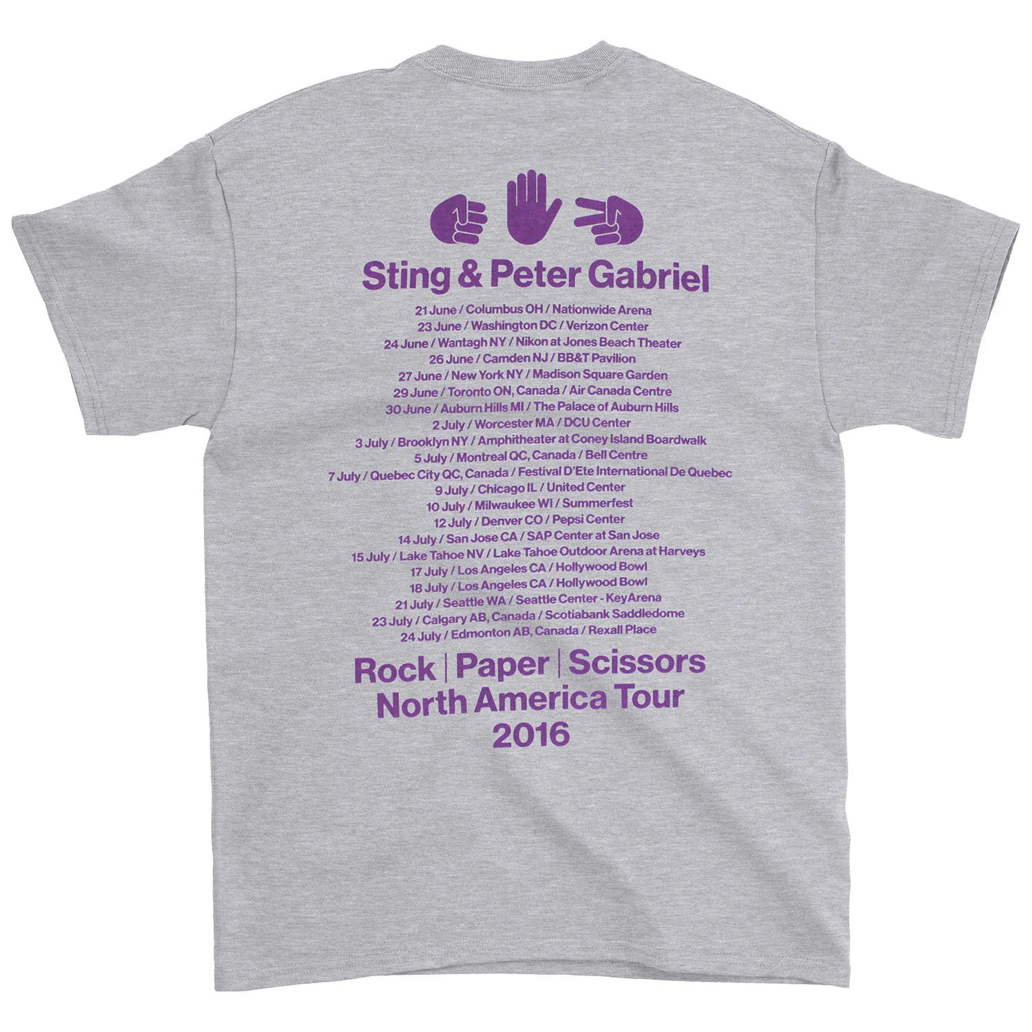 Sting & Peter Grabriel T-shirt - Image 2