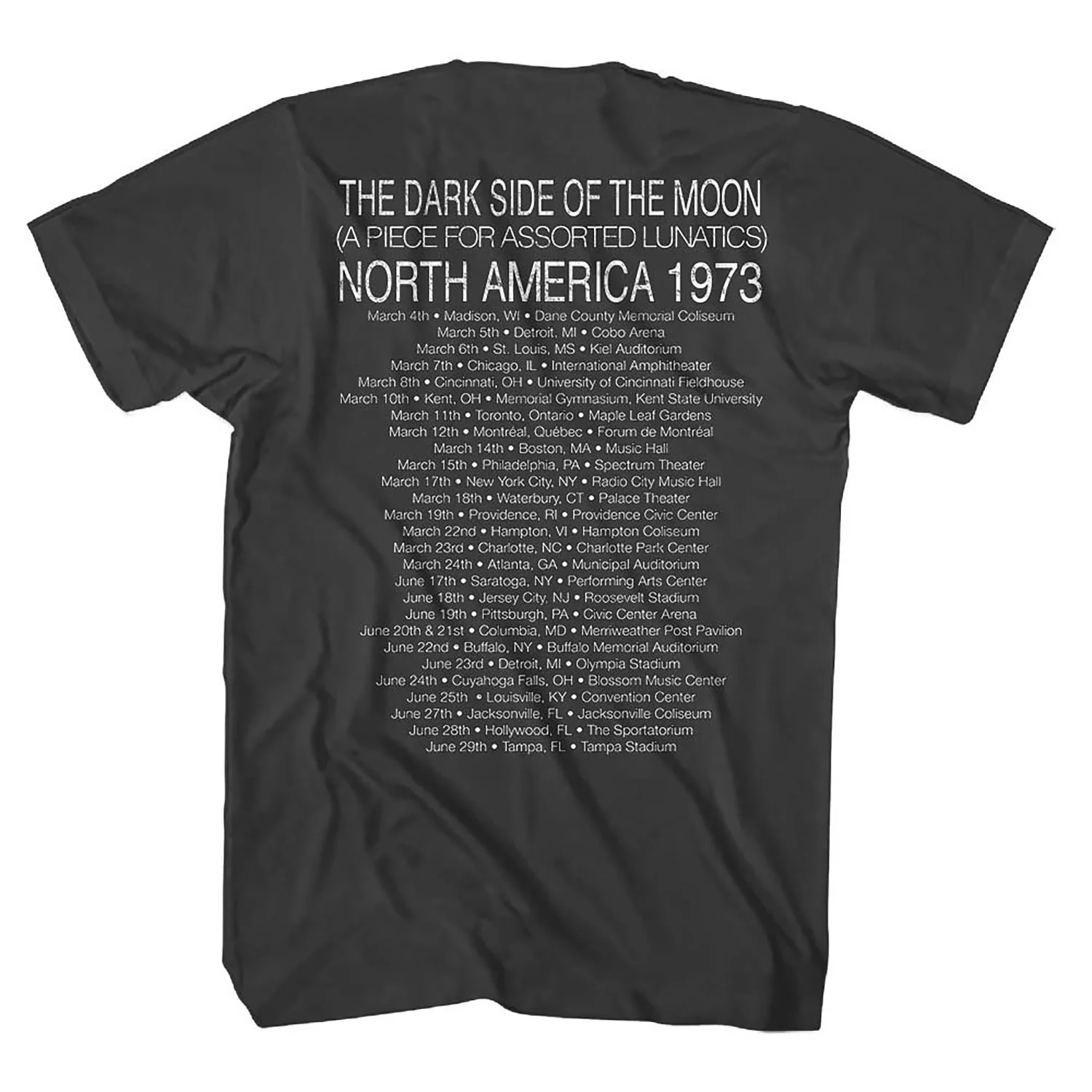 Pink Floyd North America 1973 2 Sides T-shirt - Image 2