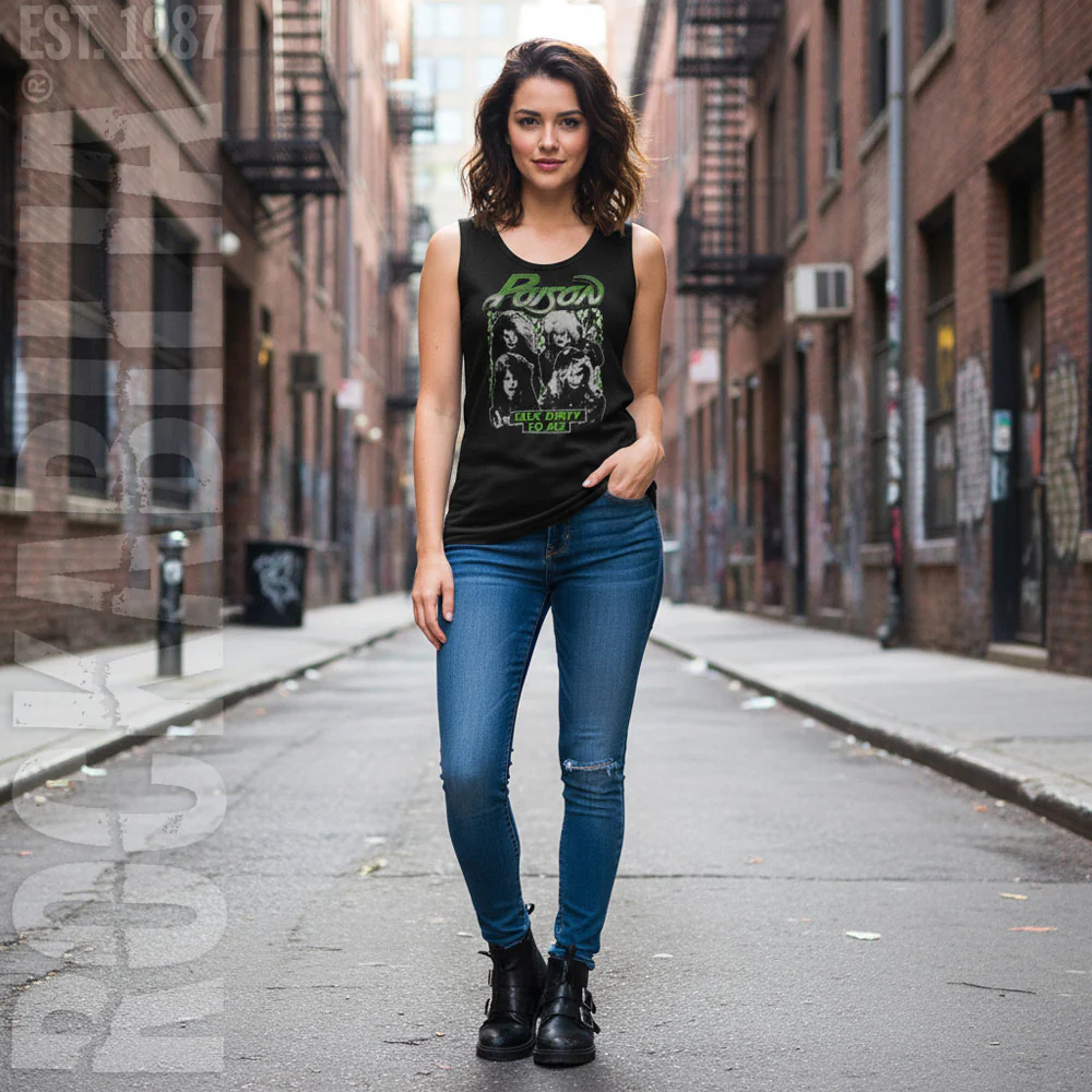 Poison Tdtm Band Photos Womens Tank - Image 2