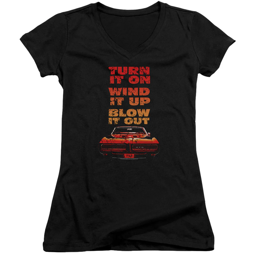 Blow It Out Gto Cap Sleeve Junior Top