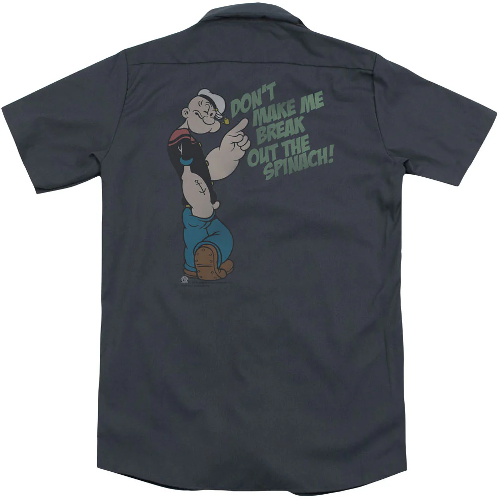 Break Out Spinach (Back Print) Workshirt - Image 2
