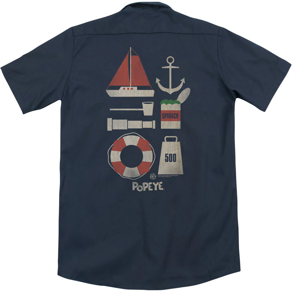 Items(Back Print) Workshirt - Image 2