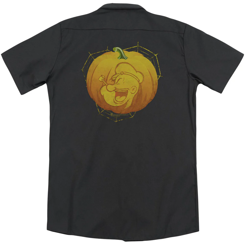 Pop O Lantern(Back Print) Workshirt - Image 2
