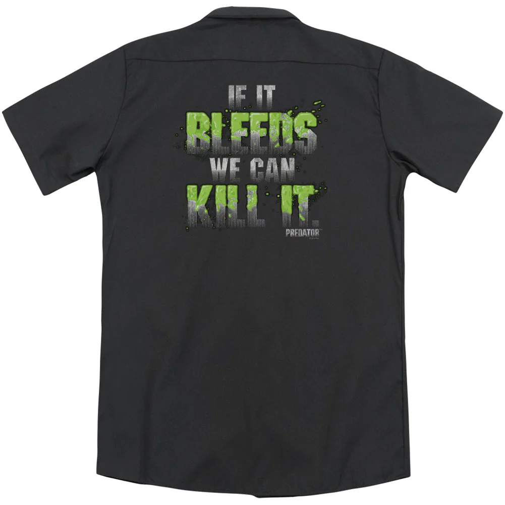 If It Bleeds(Back Print) Workshirt - Image 2