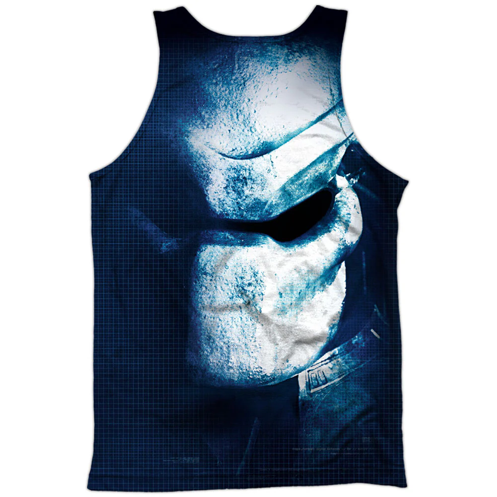 Mask 100% Poly Front/Back Print Mens Tank - Image 2