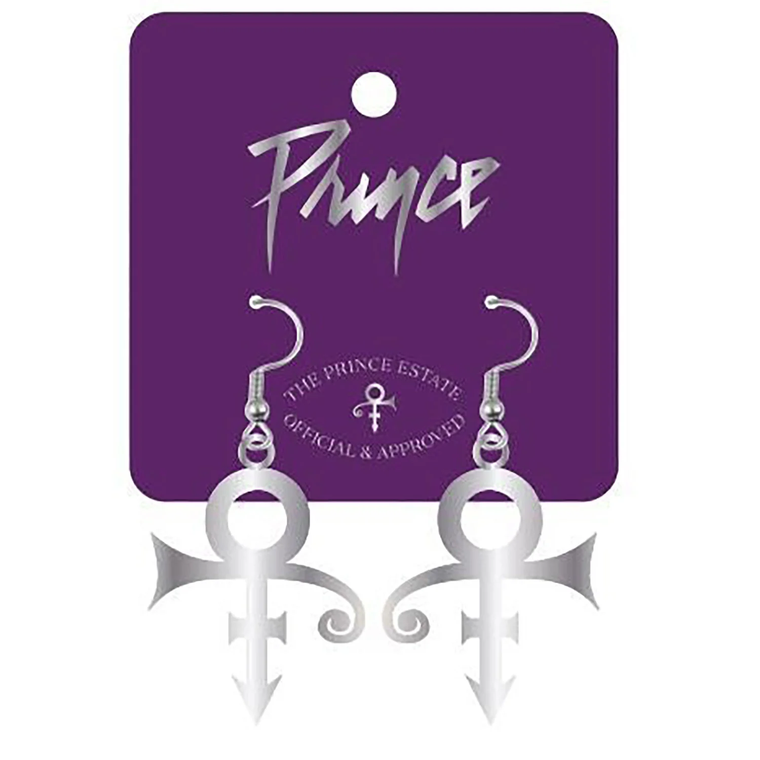 Silver Love Symbol Earrings Earrings