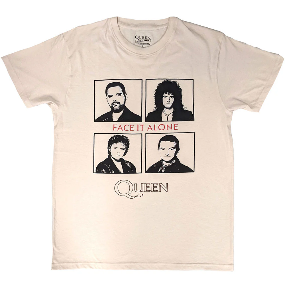 Face It Alone Squares T-shirt