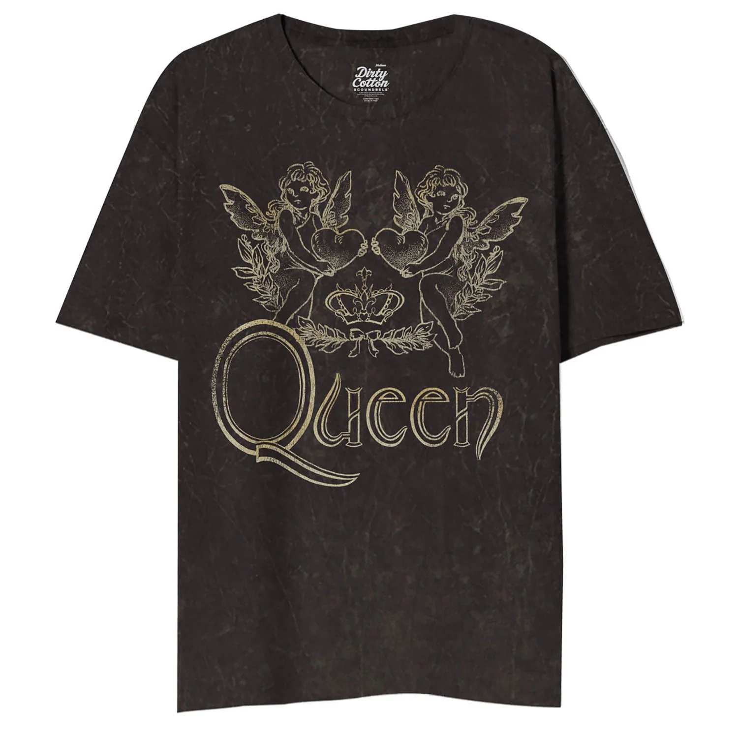 Lovely Logo Mineral Wash Oversized Juniors Tshirt Junior Top