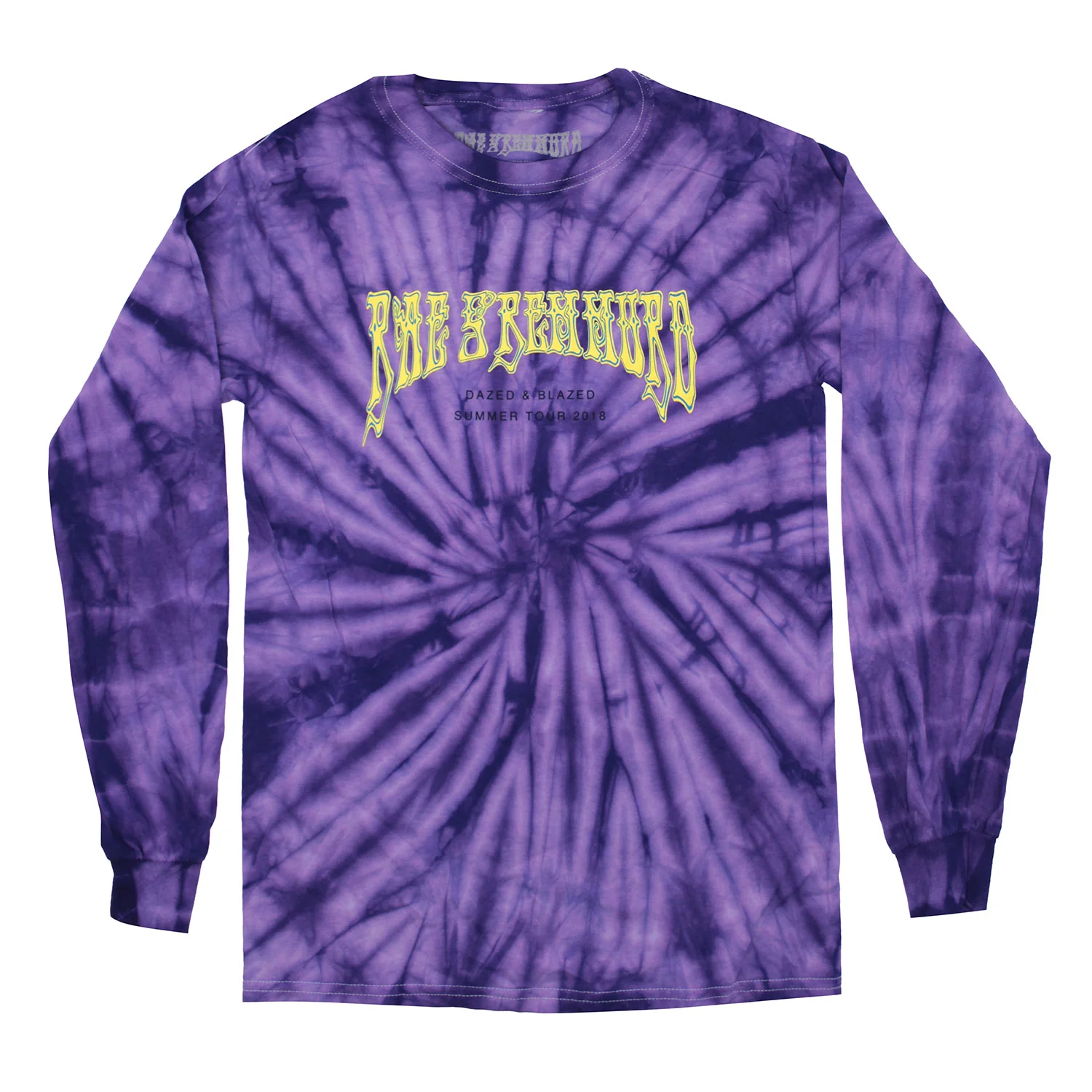 Dazed & Blazed Summer Tour 2018 Tie Dye Long Sleeve