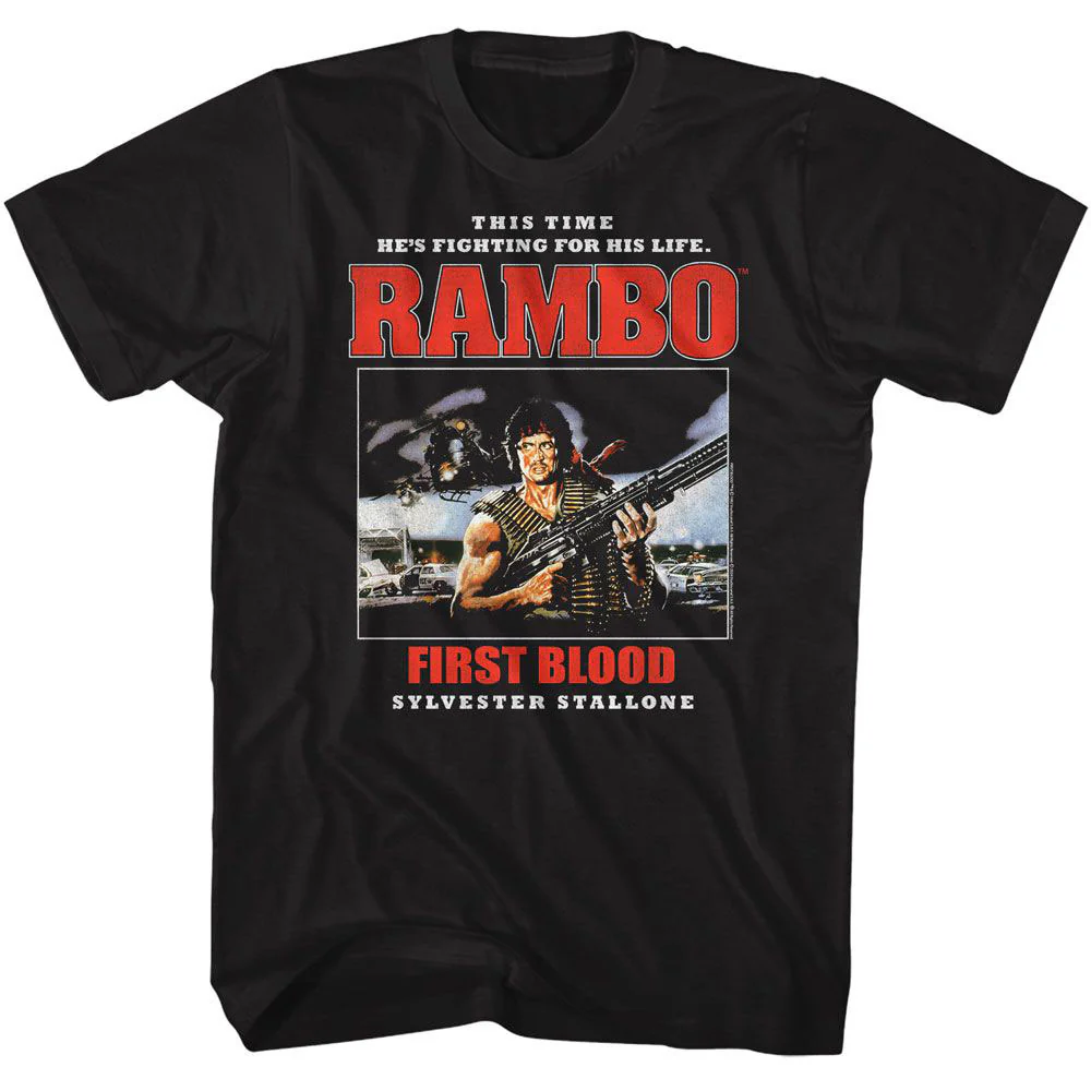 Rambo Text Stack T-shirt