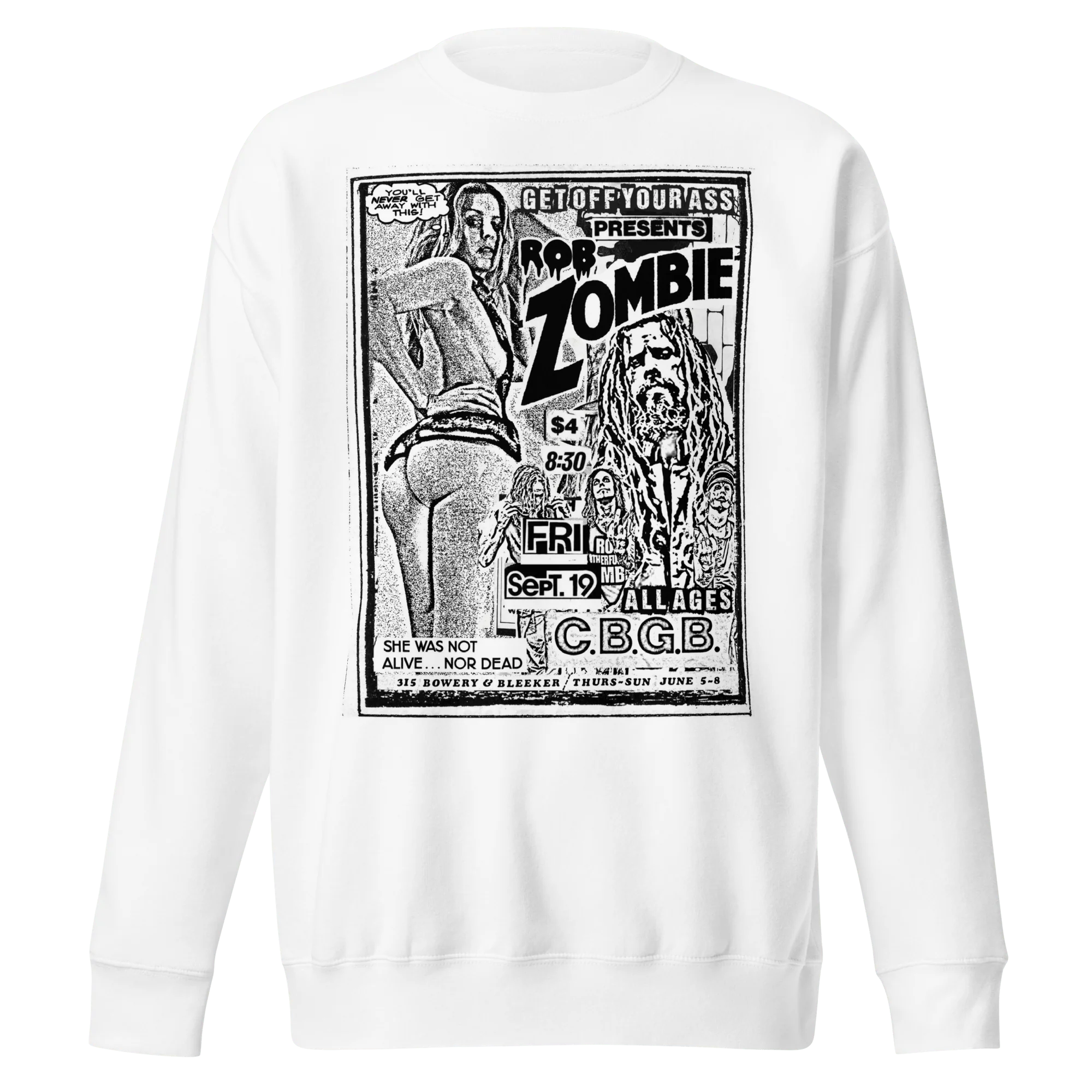 Rob Zombie - Live at the CBGB Sweatshirt - Image 2