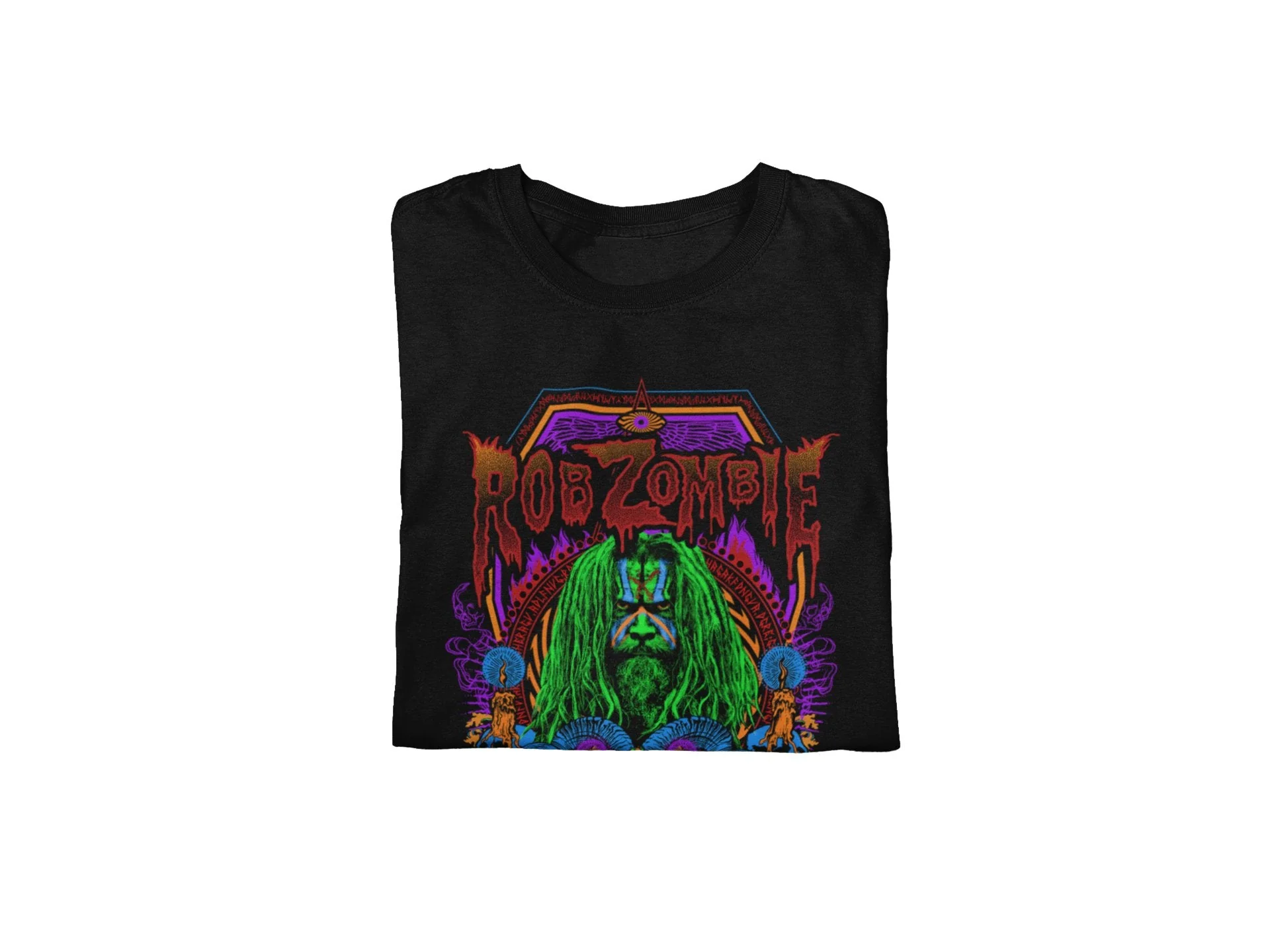 Rob Zombie - Pyschedelic Jumbo Print T-Shirt - Image 3