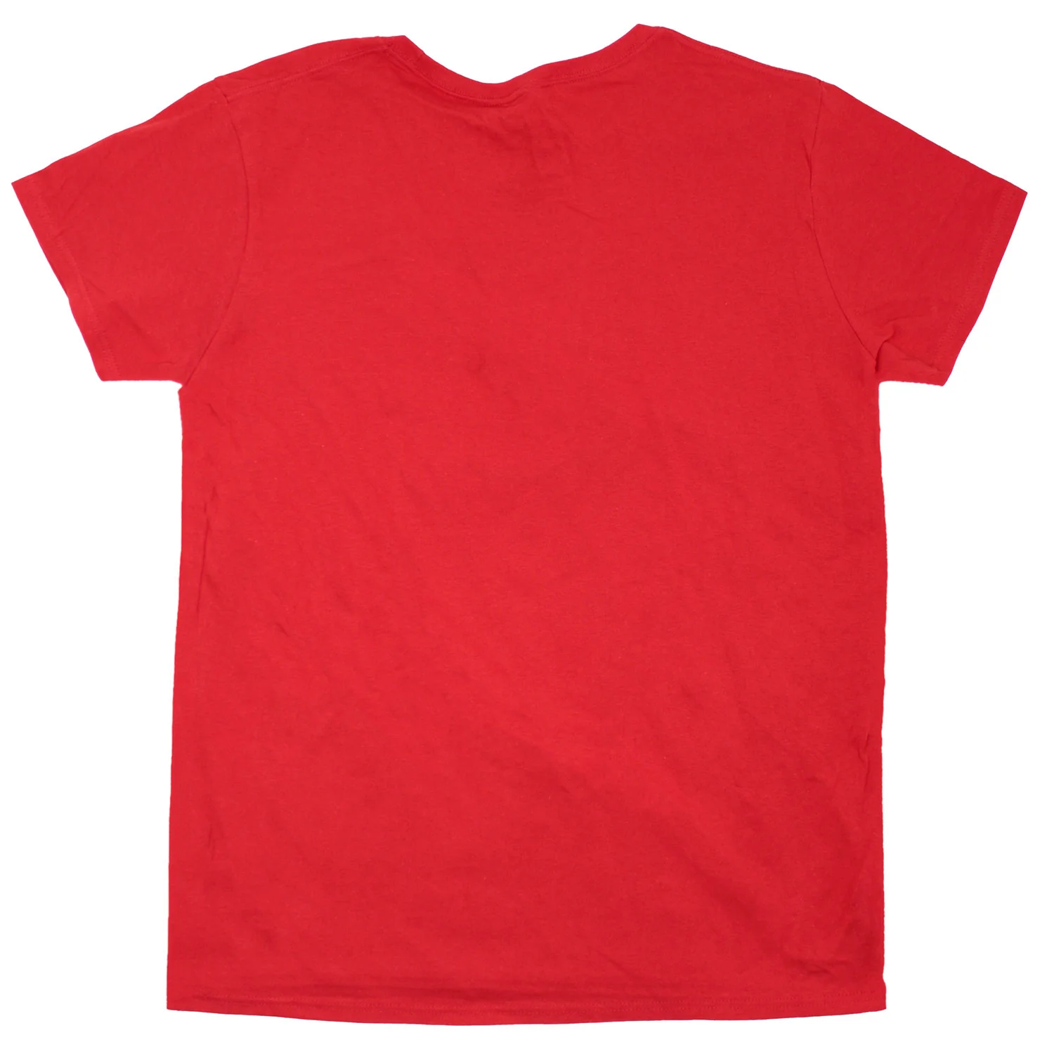 Cracked Logo & Tongue on Red Women's Tee Junior Top - Image 2
