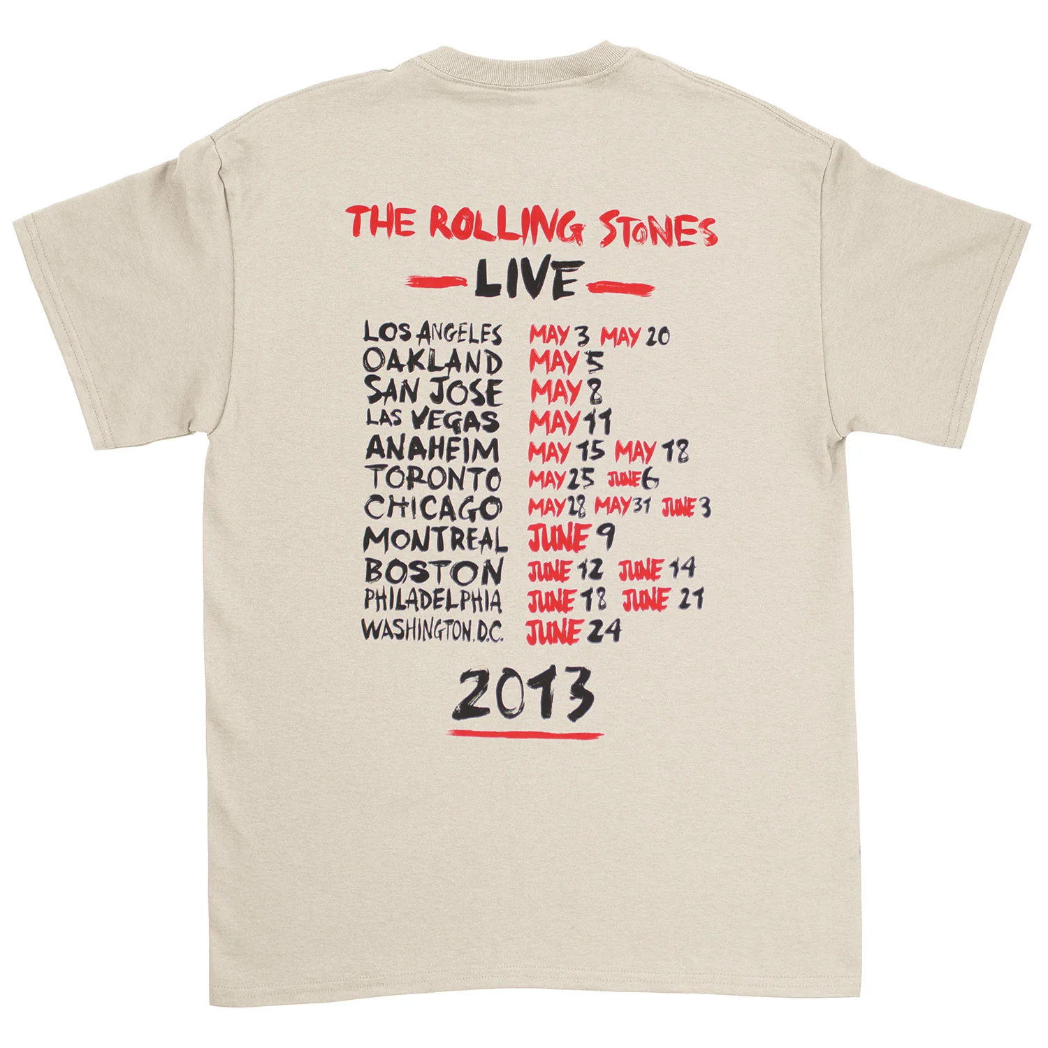 Tongue Evolution 50 & Counting Live 2013 Tour Slim Fit T-shirt - Image 2