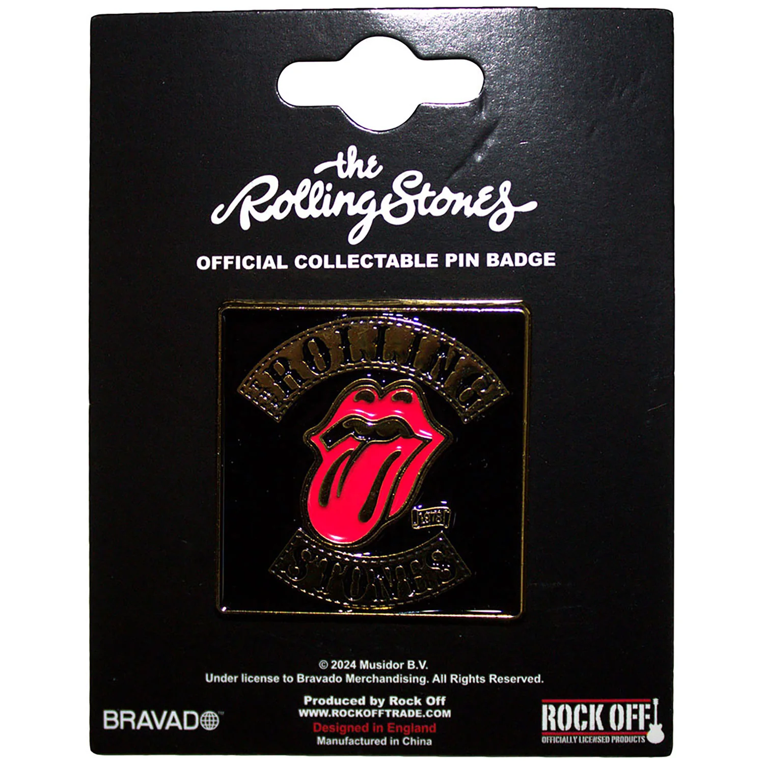 Tour '78 Gold Pewter Pin Badge