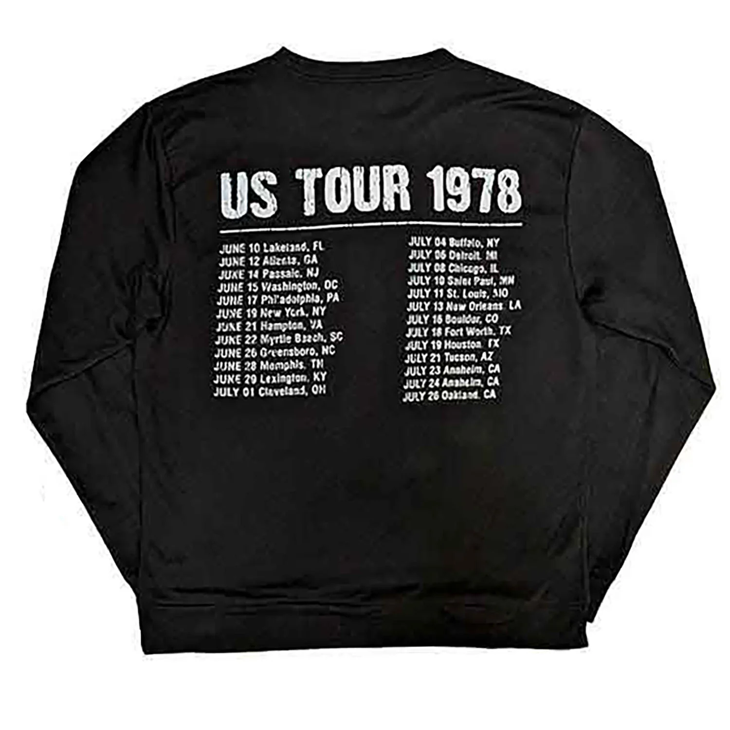 Us Tour 1978 Sweatshirt - Image 2