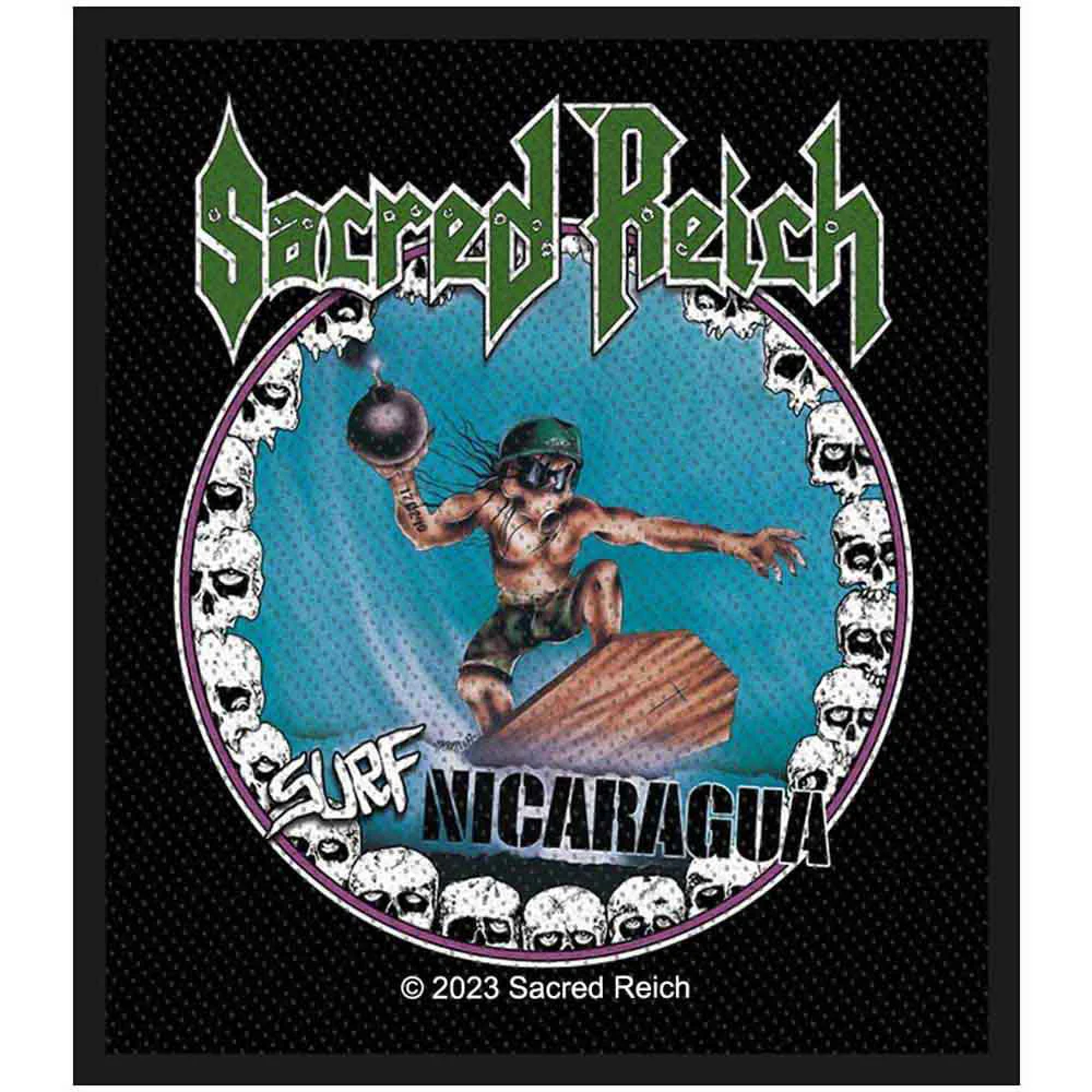 Surf Nicaragua Woven Patch