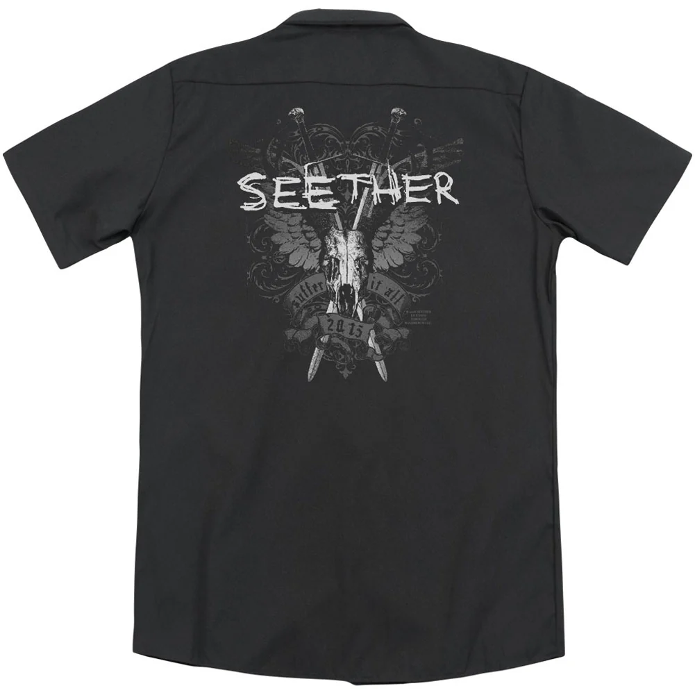 Suffer (Back Print) Work Shirt - Image 2