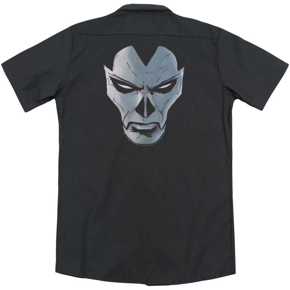 Comic Face(Back Print) Workshirt - Image 2