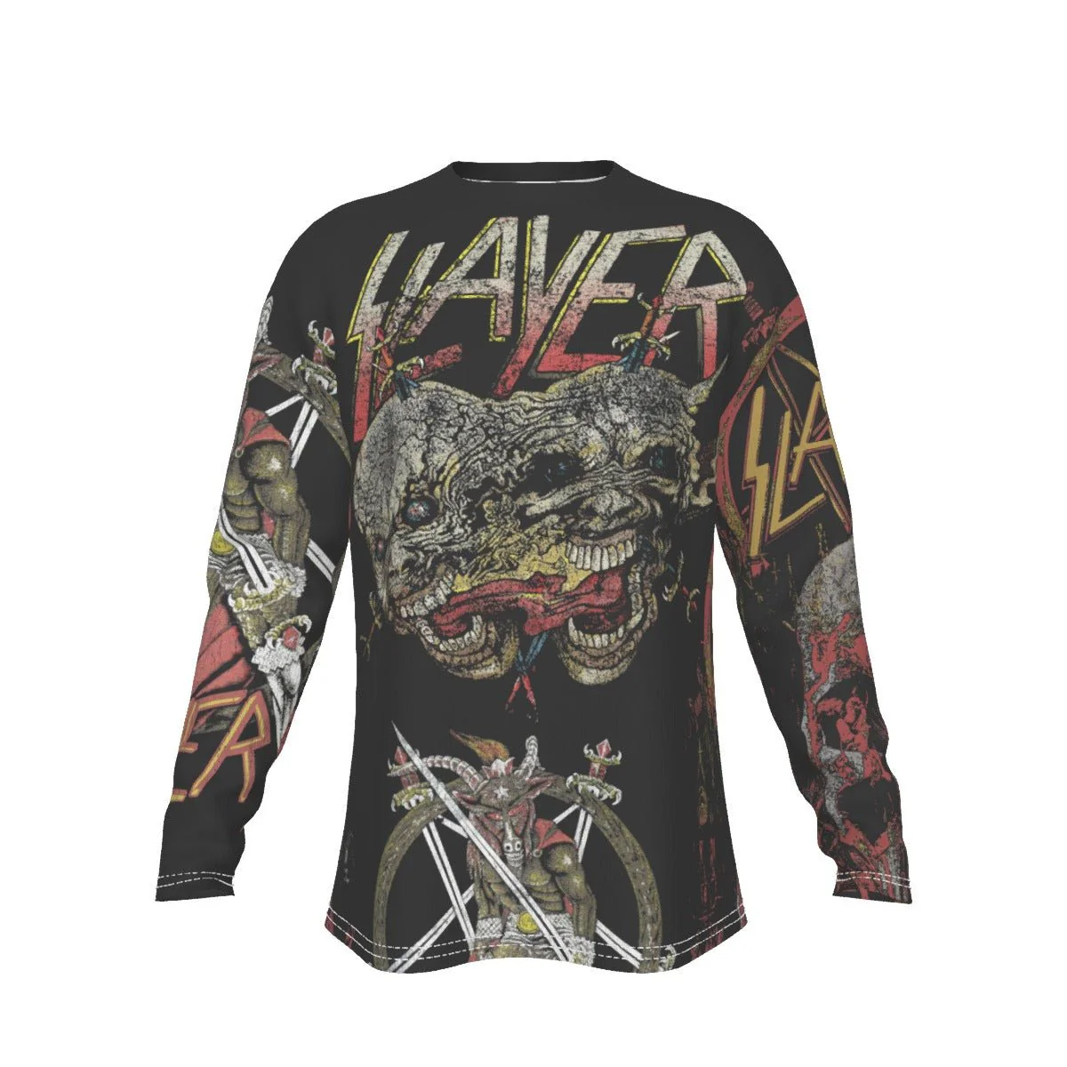 Slayer - All-Over Print Long Sleeve T-Shirt