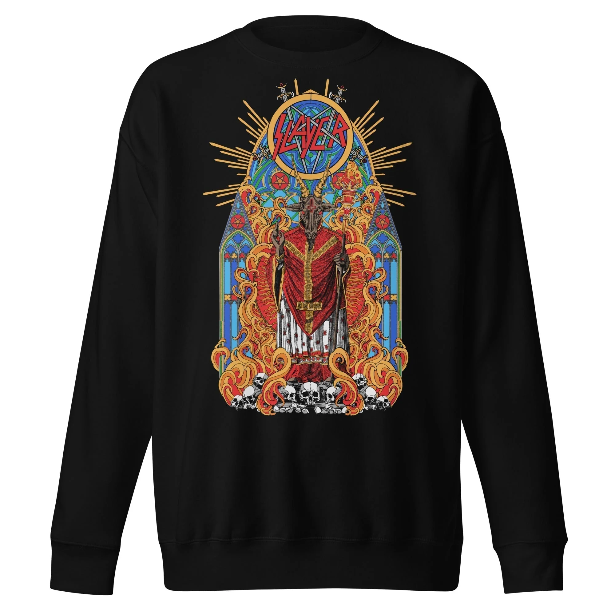 Slayer - Chapel Jumbo Print Sweatshirt