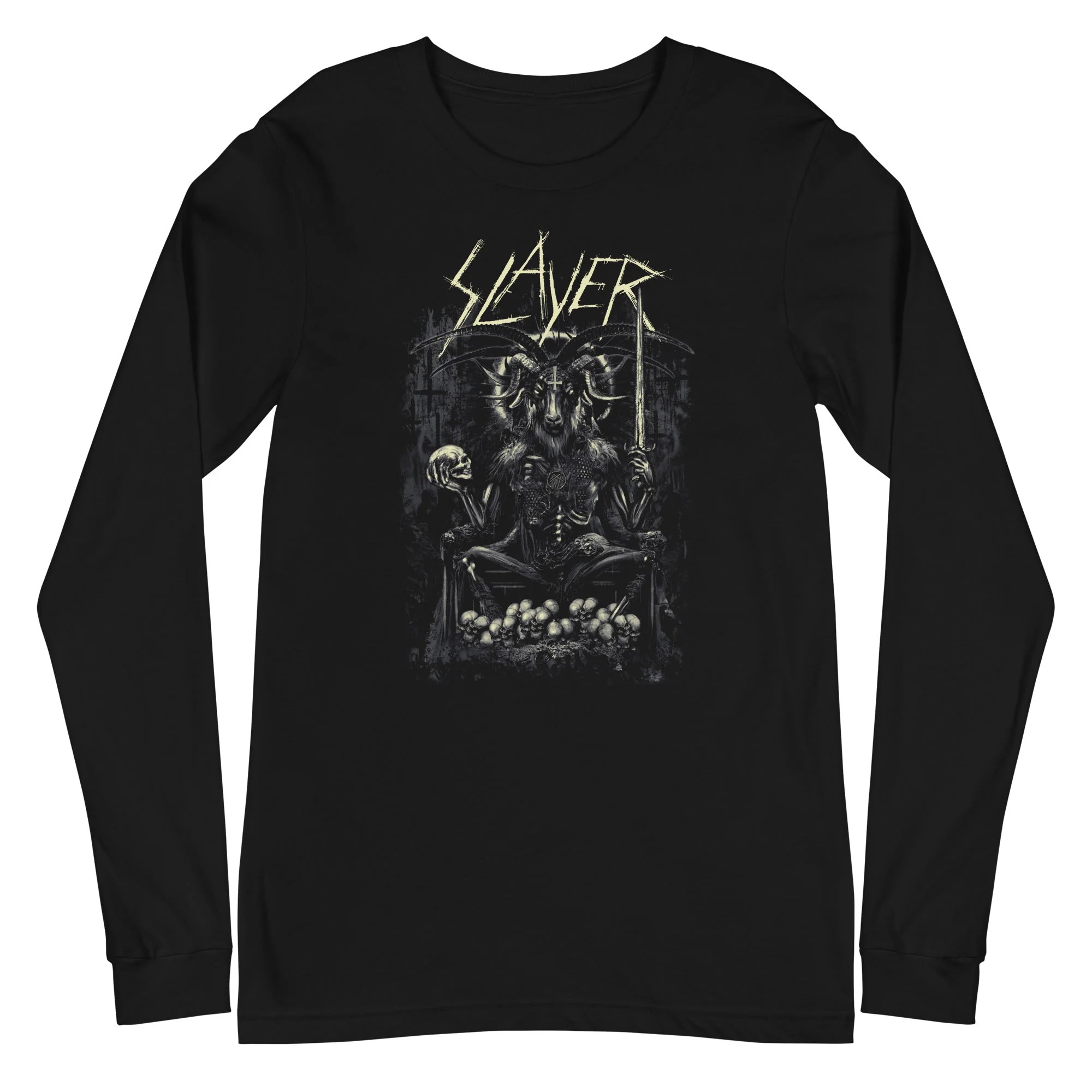 Slayer - Demon Head Long Sleeve T-Shirt