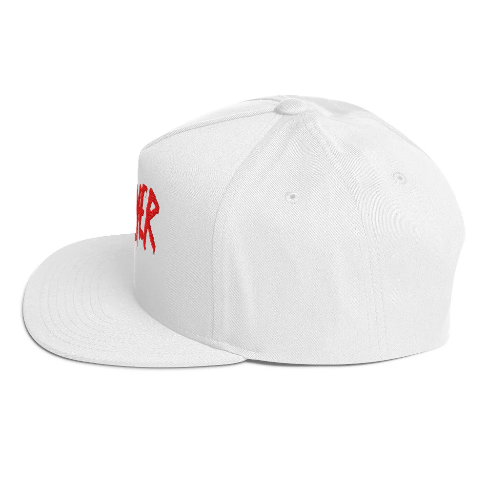Slayer - Logo Flat Brim Trucker Hat - Image 2