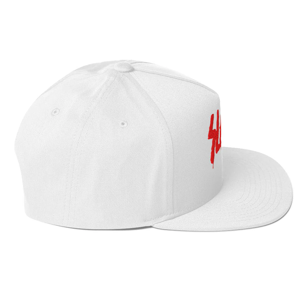 Slayer - Logo Flat Brim Trucker Hat - Image 3