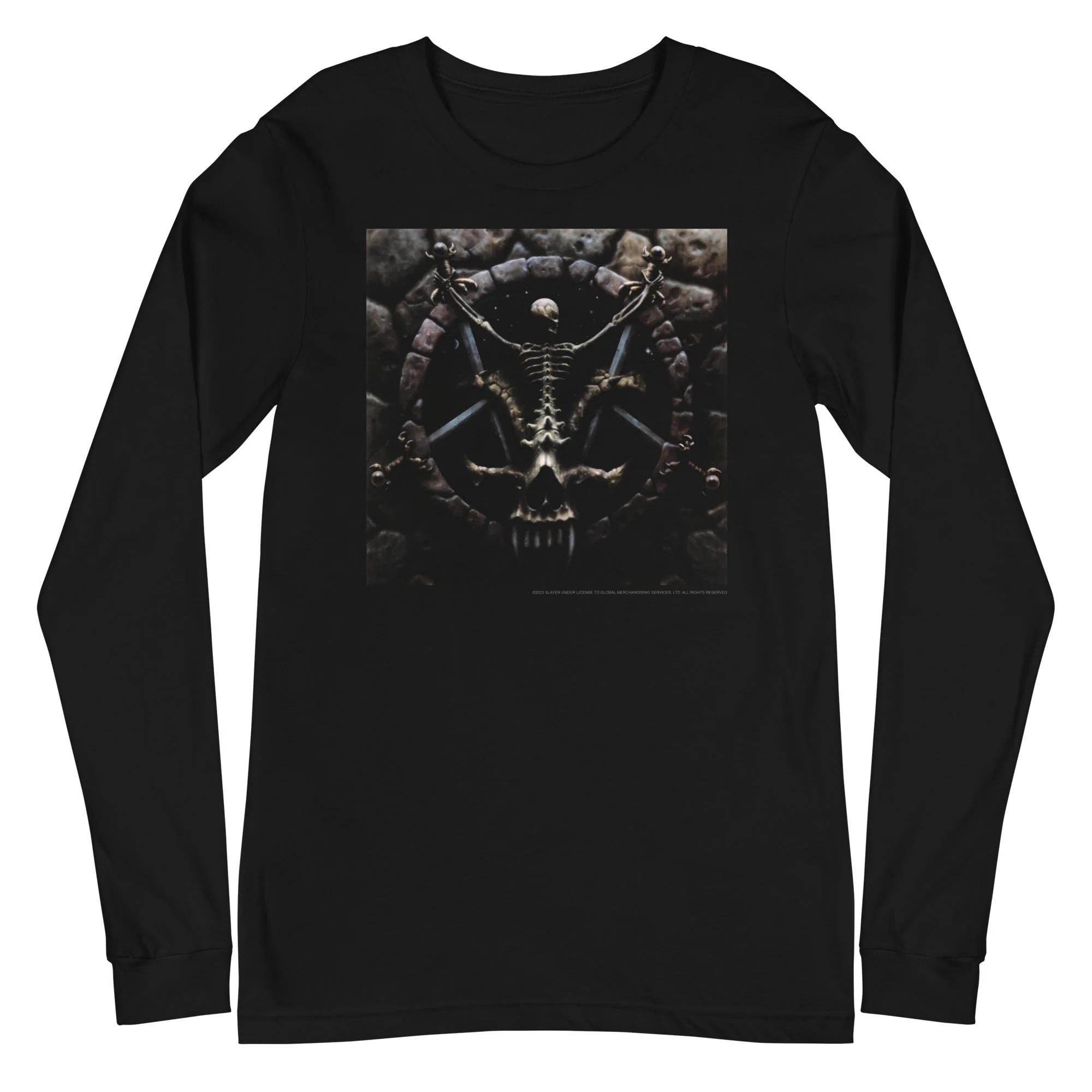 Slayer - Skeleton Pentagram Long Sleeve T-Shirt